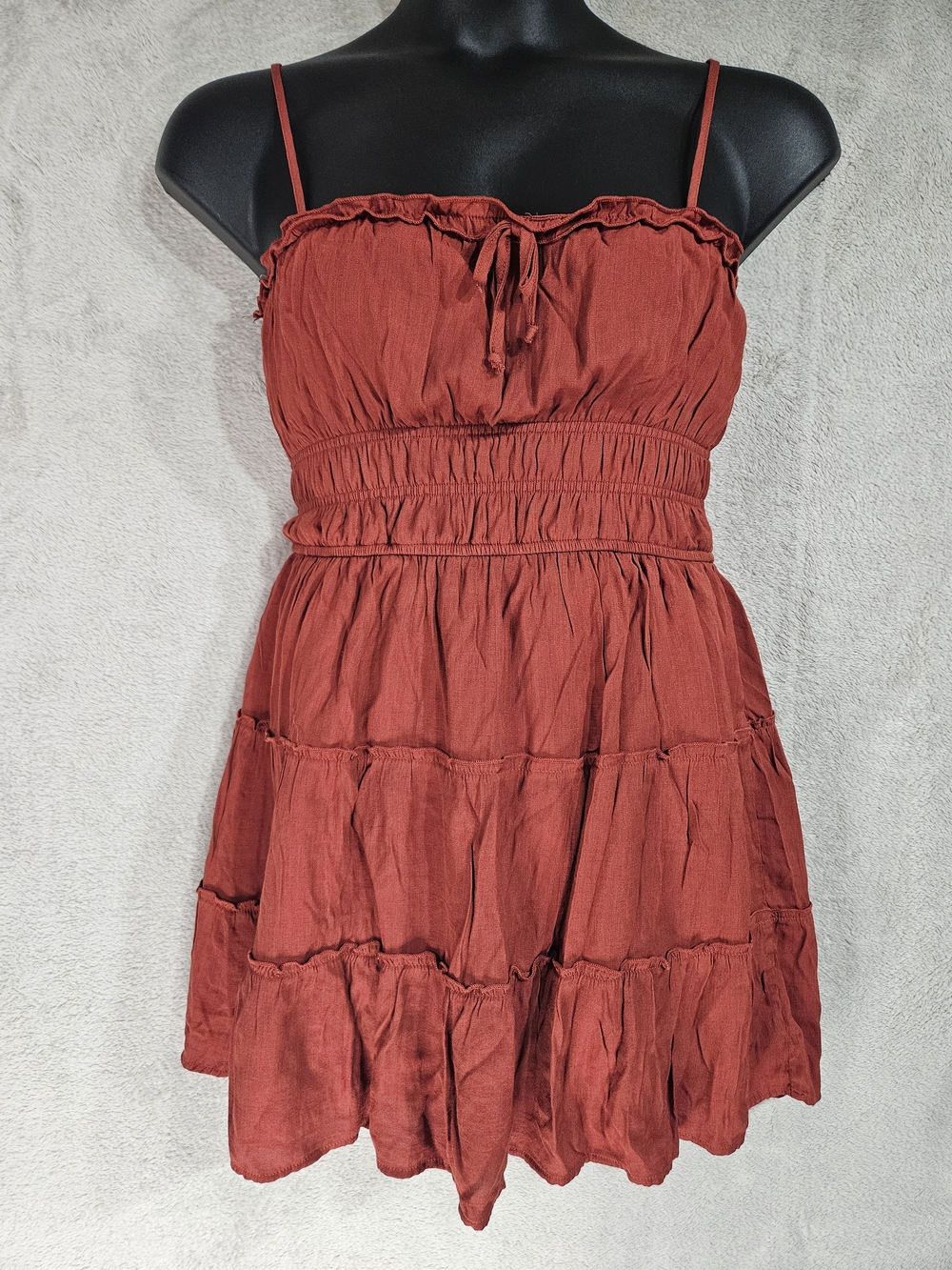 Trixxi Red Elastic Waist Shorts with White Trim